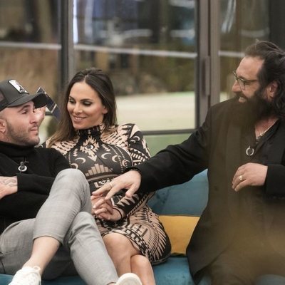Kiko Rivera, Irene Rosales y Juan Miguel durante la gala 3 de 'GH Dúo'