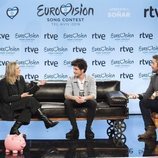 Miki, Ana Bordas y Roberto Leal presentan la participación española en Eurovisión 2019