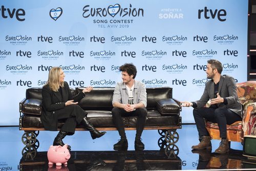 Miki, Ana Bordas y Roberto Leal presentan la participación española en Eurovisión 2019