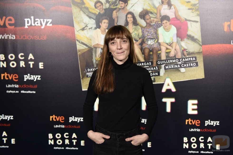 Elena Trapé, directora de 'Boca Norte', en la presentación de la serie de Playz