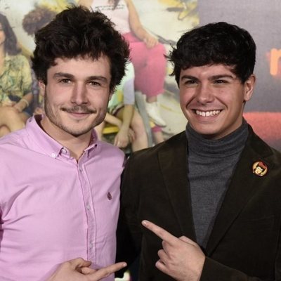 Miki Nunyez y Alfred García en la presentación de 'Boca Norte'