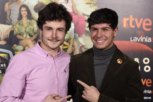 Miki Nunyez y Alfred García en la presentación de 'Boca Norte'