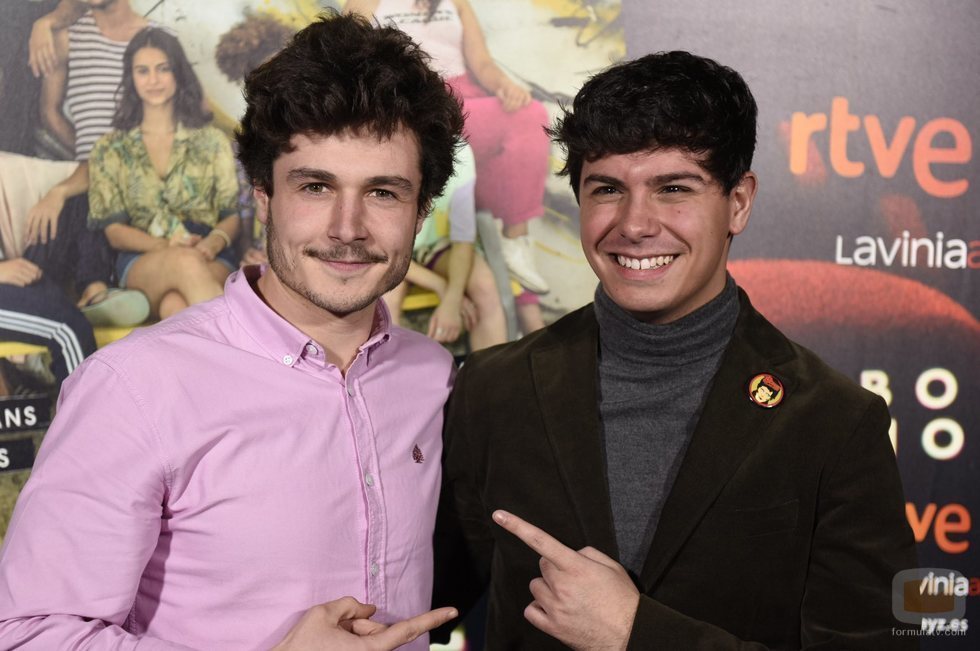 Miki Nunyez y Alfred García en la presentación de 'Boca Norte'