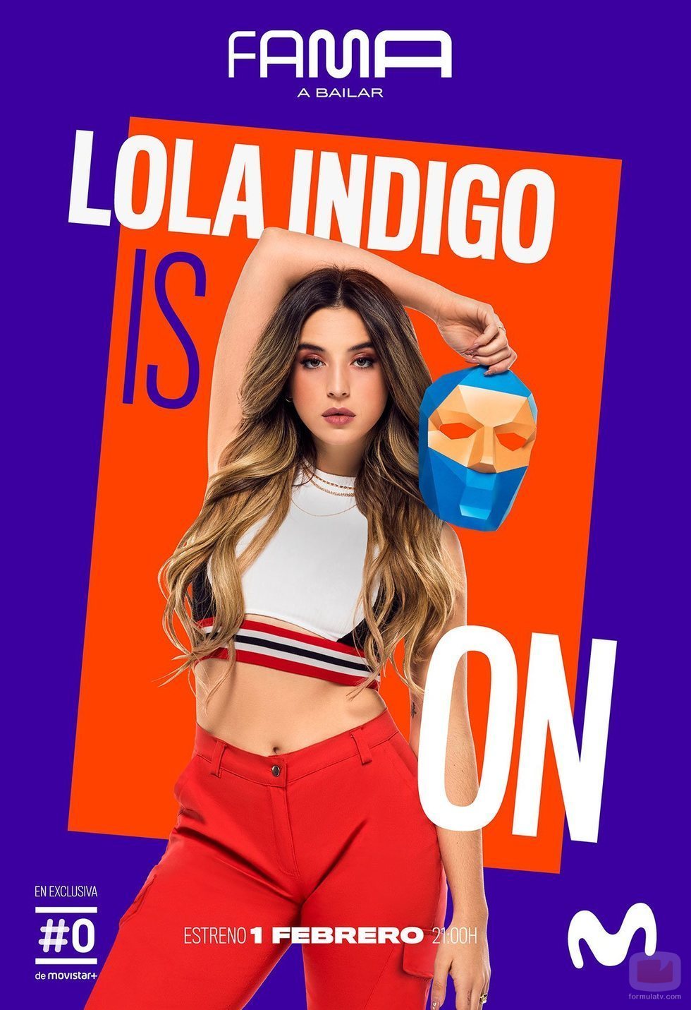 Lola Indigo en un cartel promocional de 'Fama a bailar 2019'