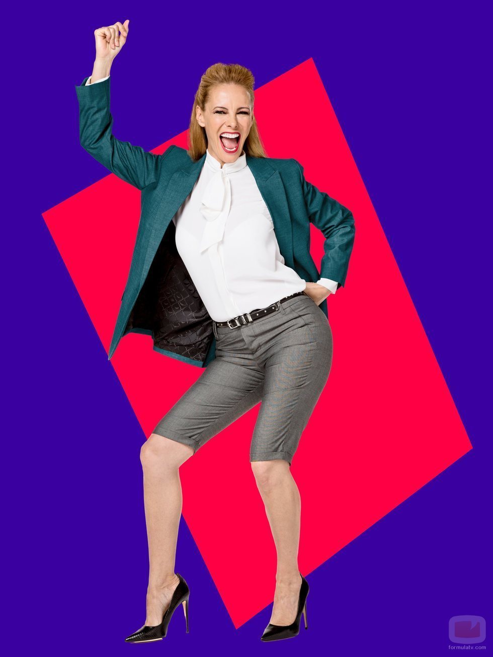 Paula Vázquez en un cartel promocional de 'Fama a bailar 2019'
