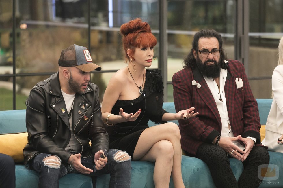 Kiko Rivera, Yurena y Juan Miguel en la gala 4 de 'GH Dúo'