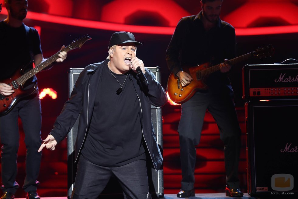 Brays Efe como Eminem en la Gala 13 de 'Tu cara me suena'