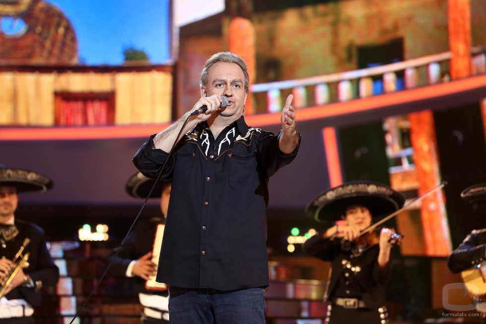 Manu Sánchez como Bertín Orborne en la Gala 13 de 'Tu cara me suena'