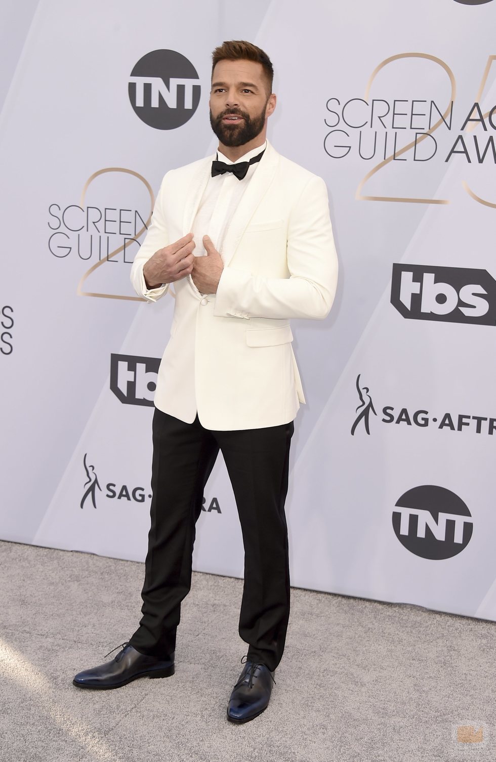 Ricky Martin posa en el photocall de los SAG Awards 2019