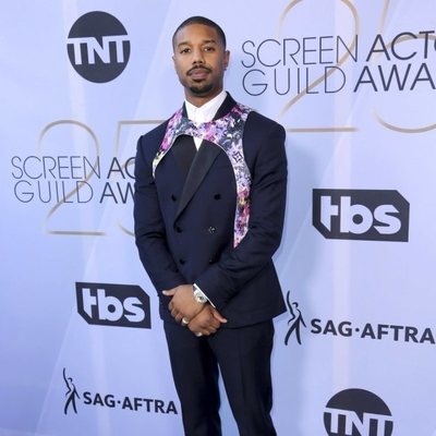 Michael B. Jordan posa en la gala de los SAG Awards 2019