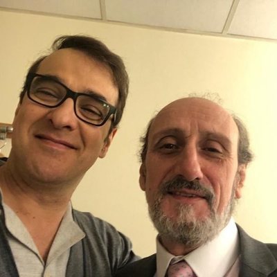 Luis Merlo y José Luis Gil en el rodaje de la temporada 12 de 'La que se avecina'