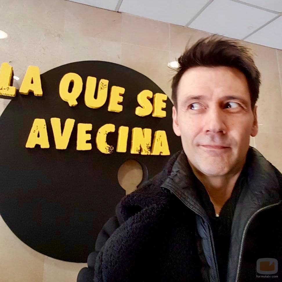 Fran Nortes en el rodaje de la temporada 12 de 'La que se avecina'