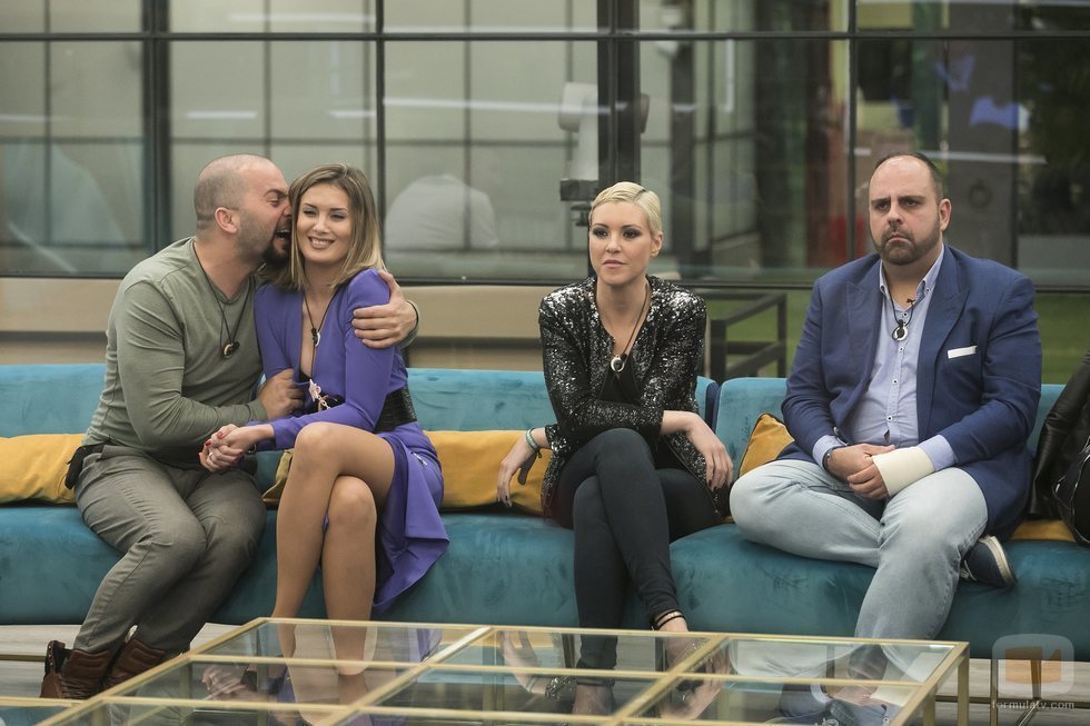 Antonio Tejado, Candela Acevedo, María Jesús Ruiz y Julio Ruz durante la Gala 5 de 'GH Dúo'