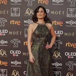 Elena S. Sánchez en la alfombra roja de los Premios Goya 2019