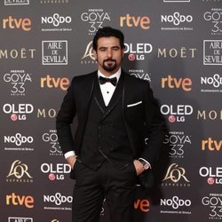 Antonio Velázquez en la alfomba roja de los Premios Goya 2019
