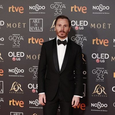 Rubén Ochandiano en la alfombra roja de los Premios Goya 2019