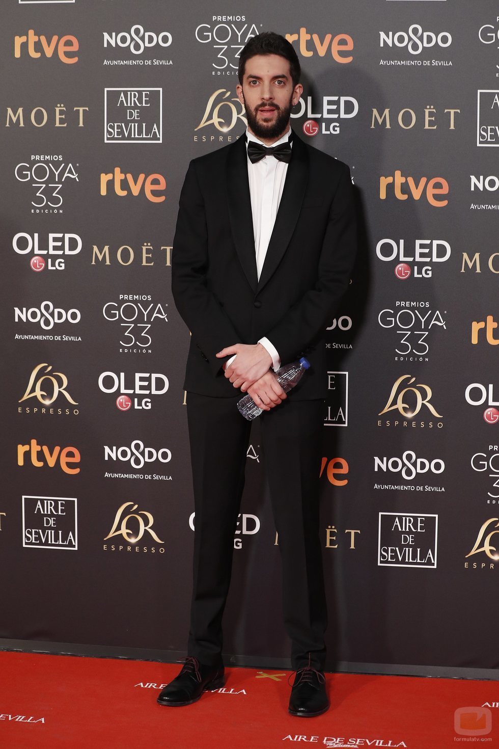 David Broncano en la alfombra roja de los Premios Goya 2019