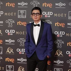 Berto Romero en la alfombra roja de los Premios Goya 2019
