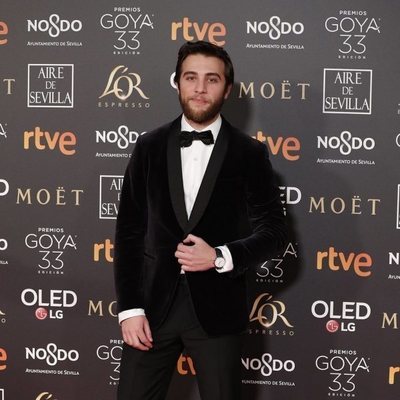 Pol Monen en la alfombra roja de los Premios Goya 2019