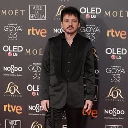 Coque Malla posa en la alfombra roja de los Premios Goya 2019