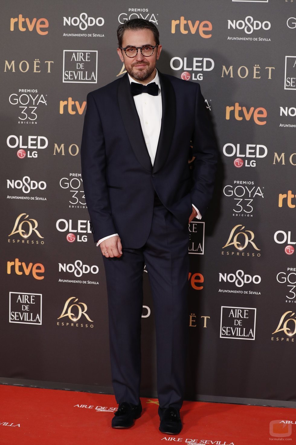 Màxim Huerta en la alfombra roja de los Goya 2019