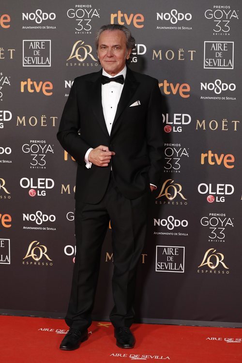 José Coronado en la alfombra roja de los Premios Goya 2019