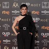 María León en la alfombra roja de los Premios Goya 2019