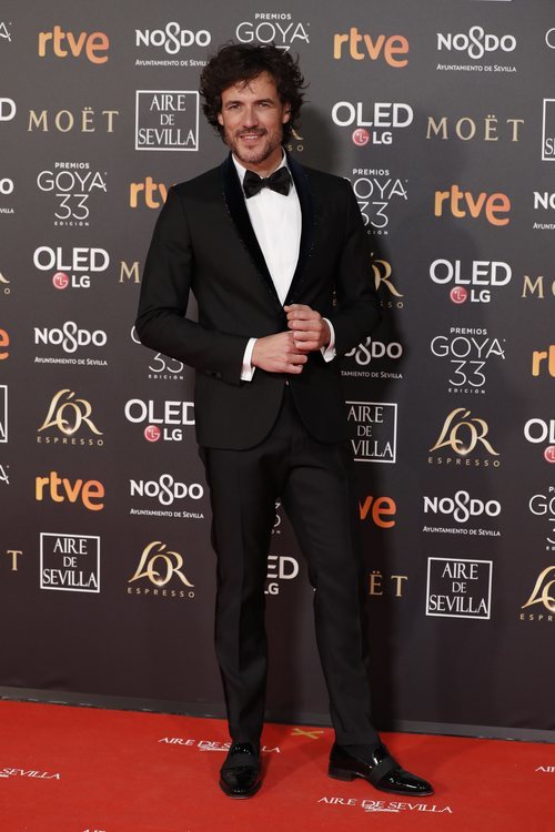 Daniel Grao en la alfombra roja de los Premios Goya 2019
