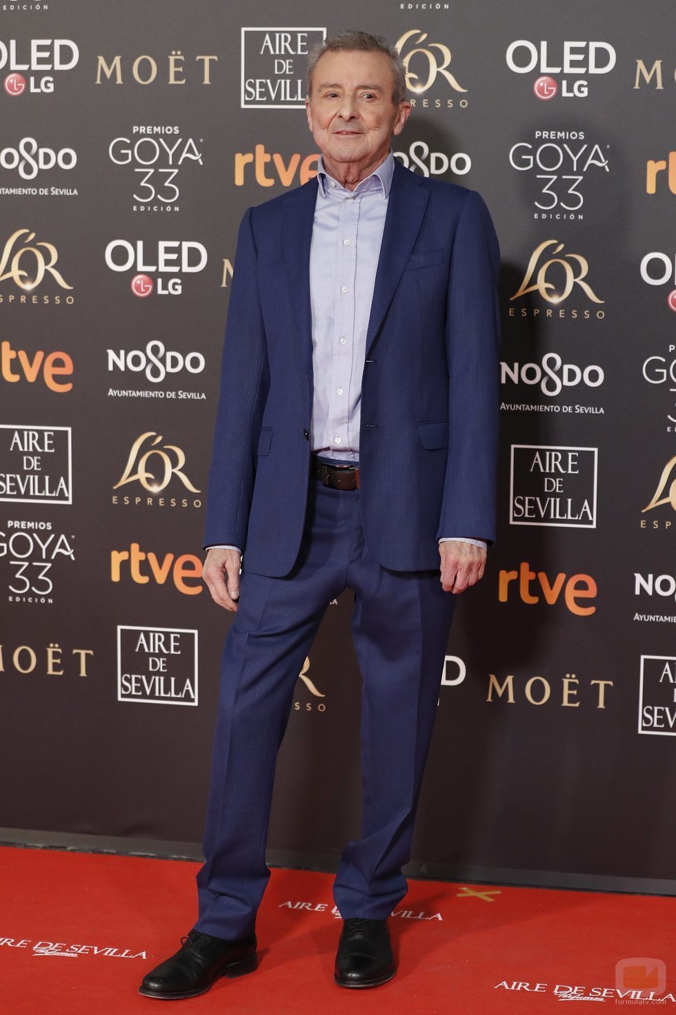 Juan Diego en la alfombra roja de los Goya 2019