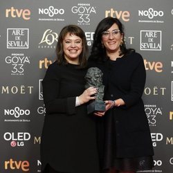 El equipo de "Cold War" con su Goya 2019 a Mejor película europea