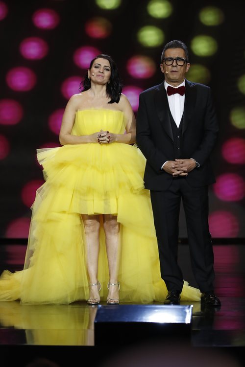 Silvia Abril y Andreu Buenafuente en los Premios Goya 2019