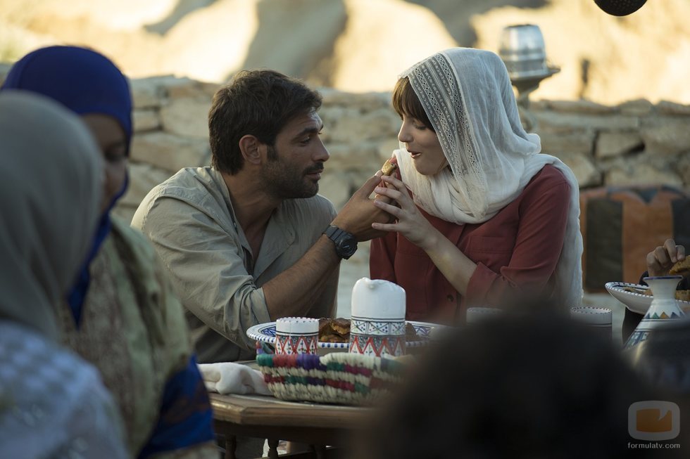 Andrea Duo y Francesco Arca en la nueva serie de RTVE 'Promesas de arena'