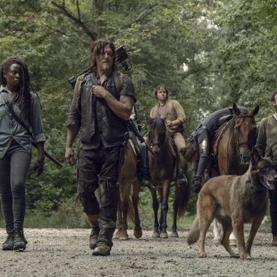 El grupo de Alexandria en la novena temporada de 'The Walking Dead'