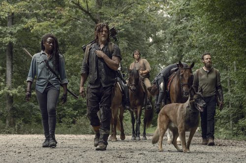 El grupo de Alexandria en la novena temporada de 'The Walking Dead'