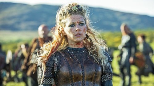 Lagertha cubierta de sangre en la quinta temporada de 'Vikings'