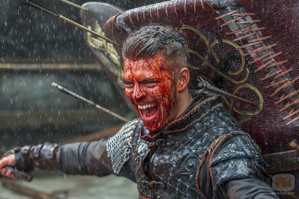 Ivar en medio de una sangrienta batalla en la quinta temporada de 'Vikings'