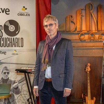 Ariel Rot en la rueda de prensa de 'Un país para escucharlo', de La 2