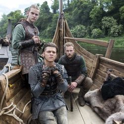 Los hijos de Ragnar de 'Vikings' comparten barca