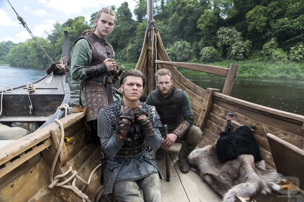 Los hijos de Ragnar de 'Vikings' comparten barca