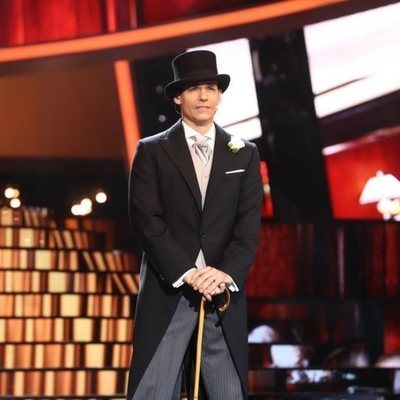 Carlos Baute como Fred Astaire en la Gala 14 de 'Tu cara me suena'