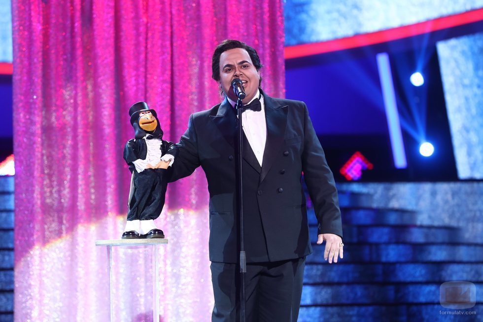 Brays Efe como José Luis Moreno en la Gala 14 de 'Tu cara me suena'