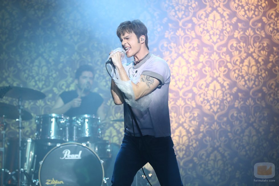 Jordi Coll como Blur en la Gala 14 de 'Tu cara me suena' 