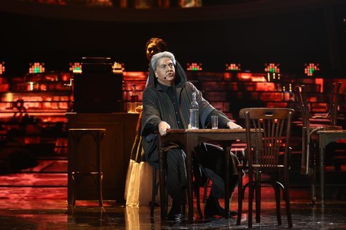 Manu Sánchez como Chavela Vargas en la Gala 14 de 'Tu cara me suena' 