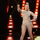 María Villalón como Lele Pons en la Gala 14 de 'Tu cara me suena' 