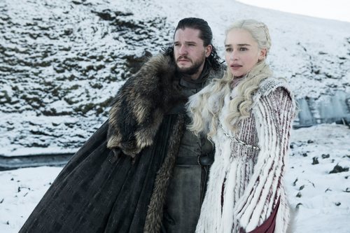 Jon Nieve y Daenerys Targaryen en la octava y última temporada de 'Juego de Tronos'