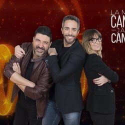 Roberto Leal junto a Tony Aguilar y Noemí Galera en 'La mejor canción jamás cantada'