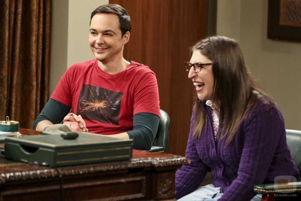 Amy y Sheldon se divierten en la temporada 12 de 'The Big Bang Theory'