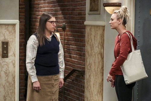 Amy y Penny en la temporada 12 de 'The Big Bang Theory'