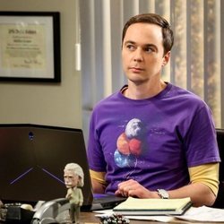 Sheldon en su despacho en la temporada 12 de 'The Big Bang Theory'