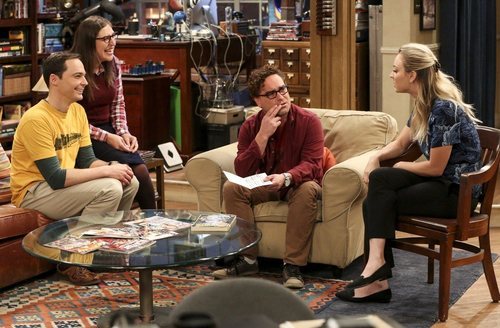 Sheldon, Amy, Leonard y Penny en la temporada 12 de 'The Big Bang Theory'